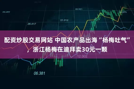 配资炒股交易网站 中国农产品出海“杨梅吐气”，浙江杨梅在迪拜卖30元一颗