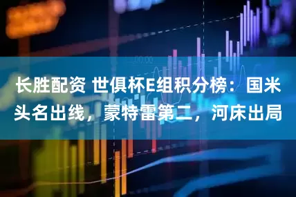 长胜配资 世俱杯E组积分榜：国米头名出线，蒙特雷第二，河床出局